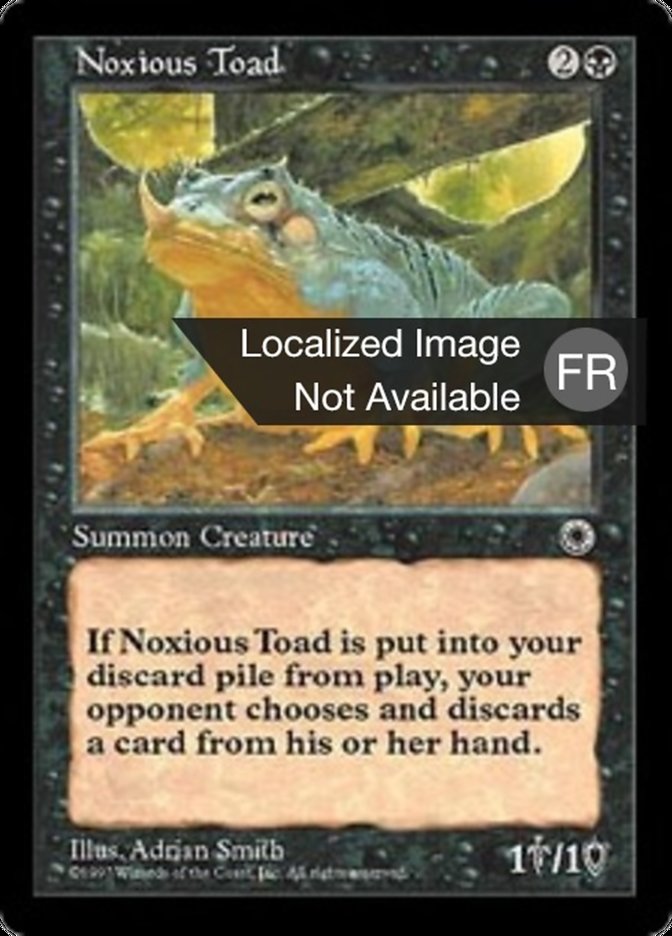 Crapaud nuisible