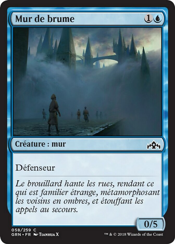 Mur de brume