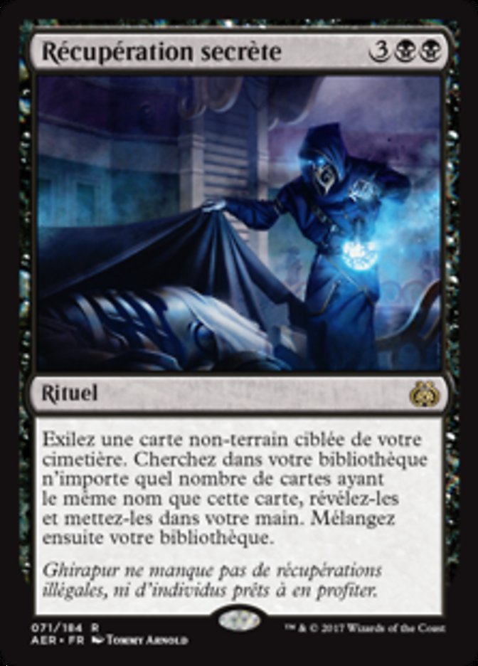 Récupération secrète