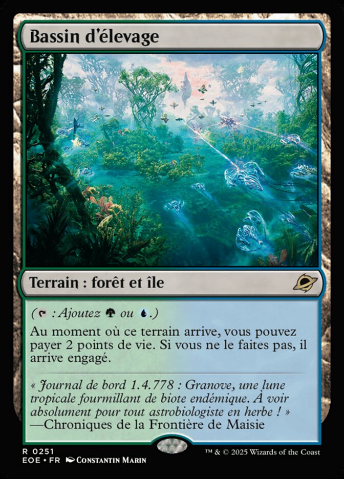 Bassin d'élevage