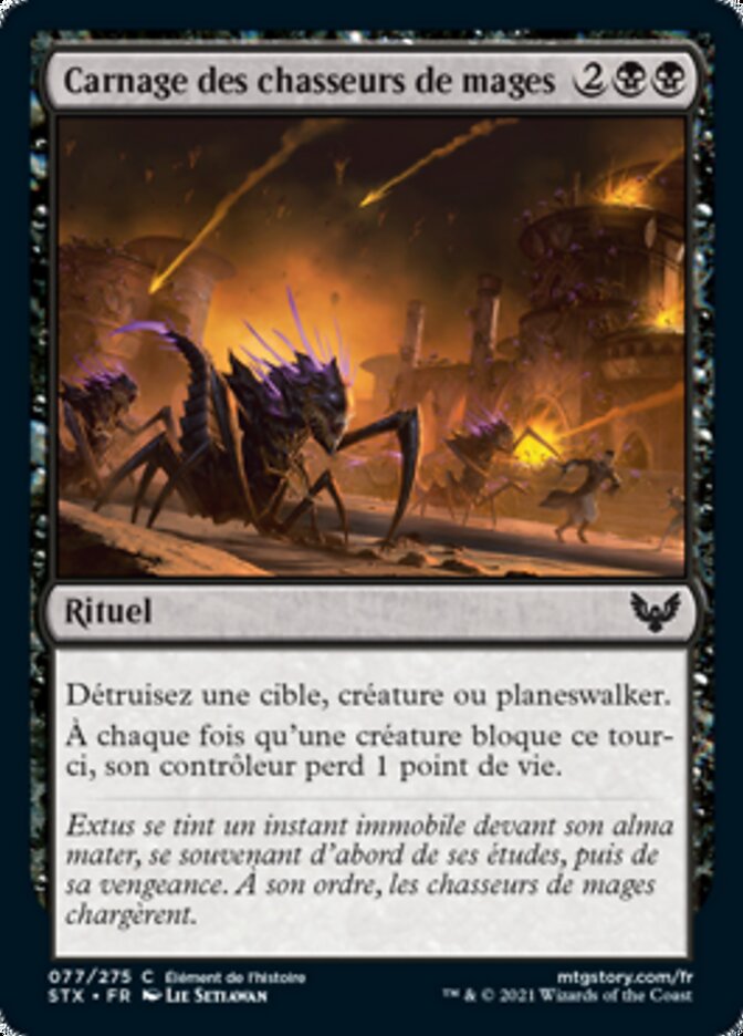 Carnage des chasseurs de mages