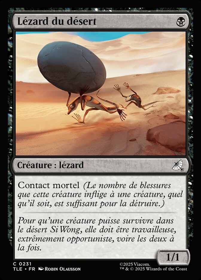 Lézard du désert