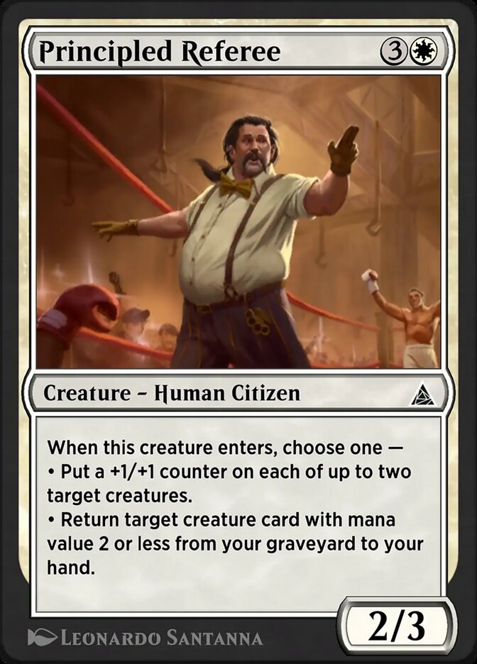 Principled Referee