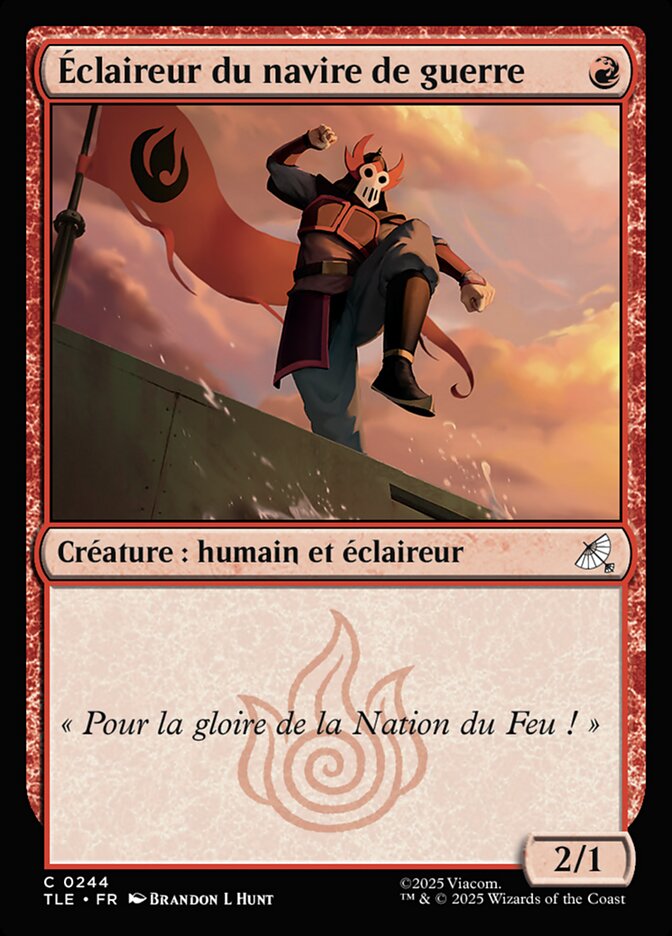Éclaireur du navire de guerre