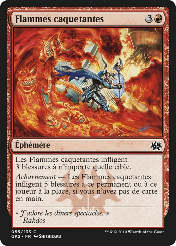 Flammes caquetantes