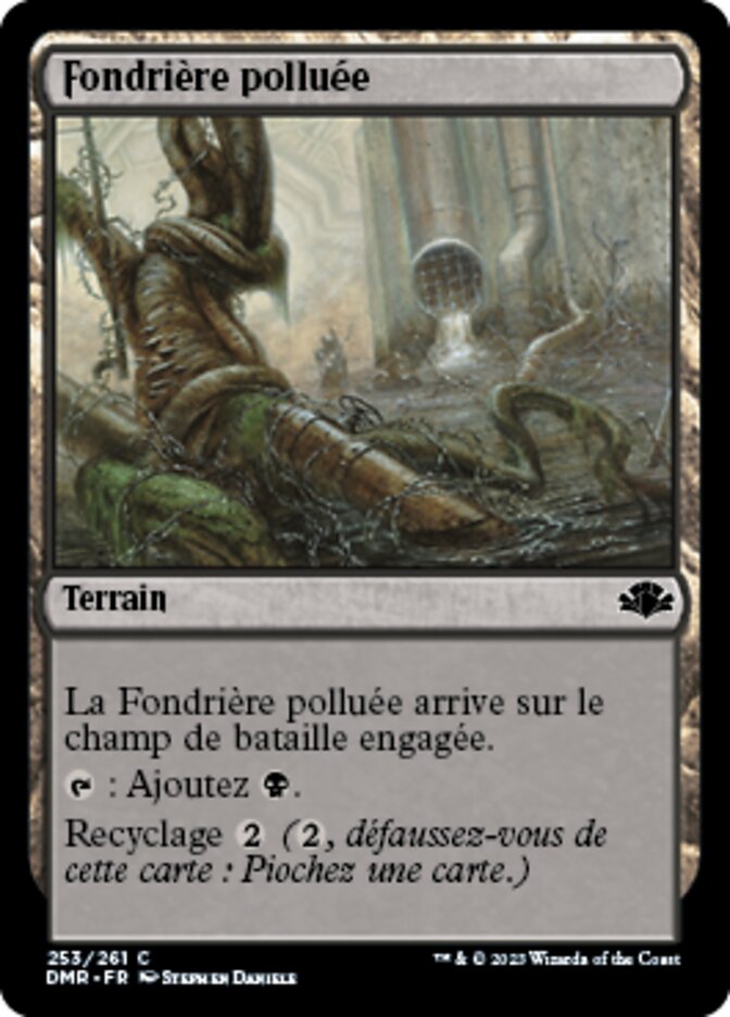Fondrière polluée