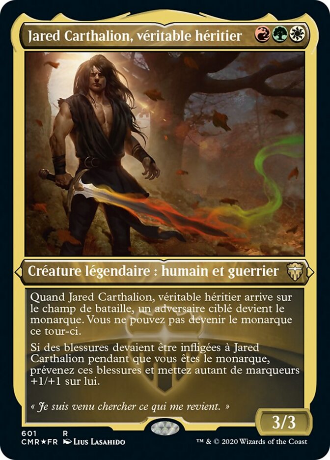 Jared Carthalion, véritable héritier