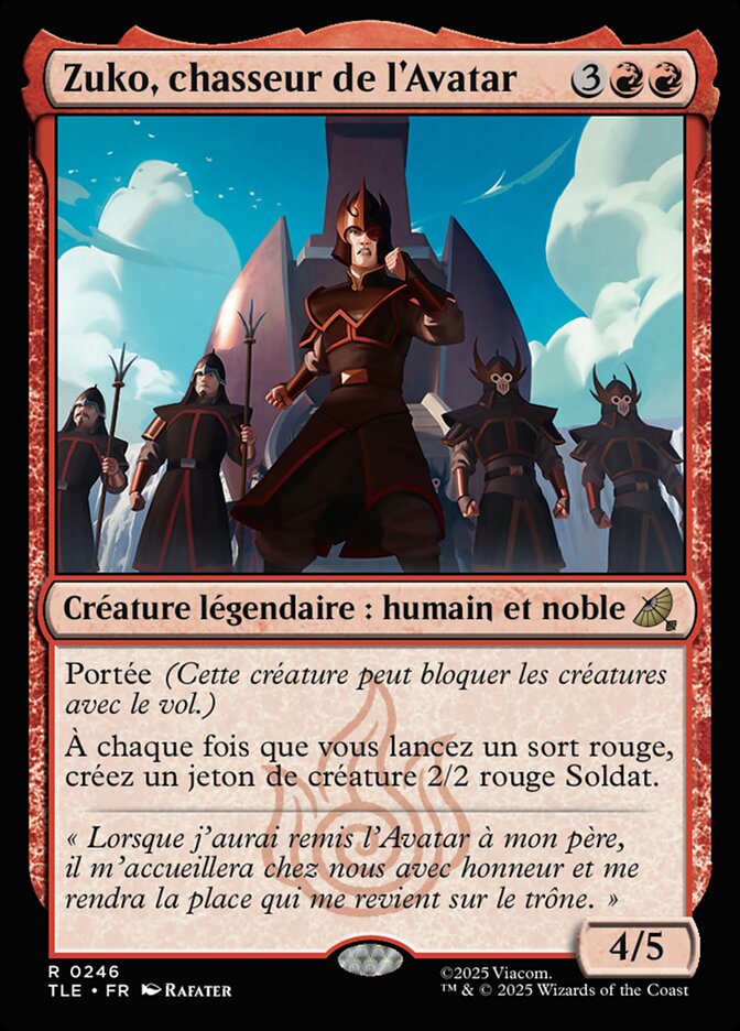 Zuko, chasseur de l'Avatar