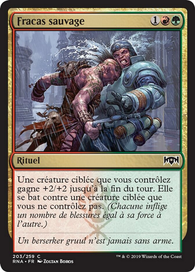 Fracas sauvage