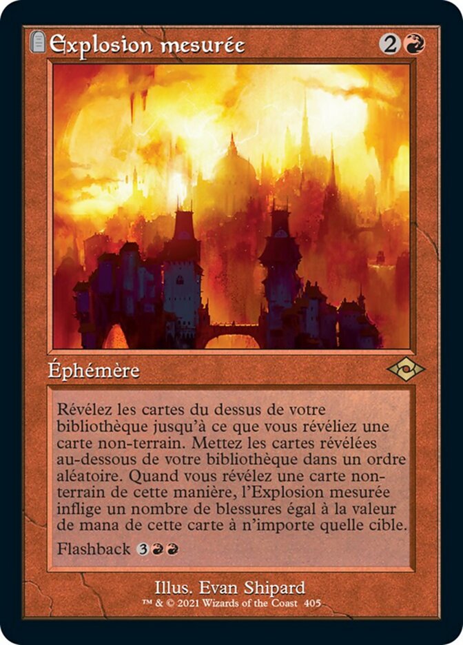 Explosion mesurée