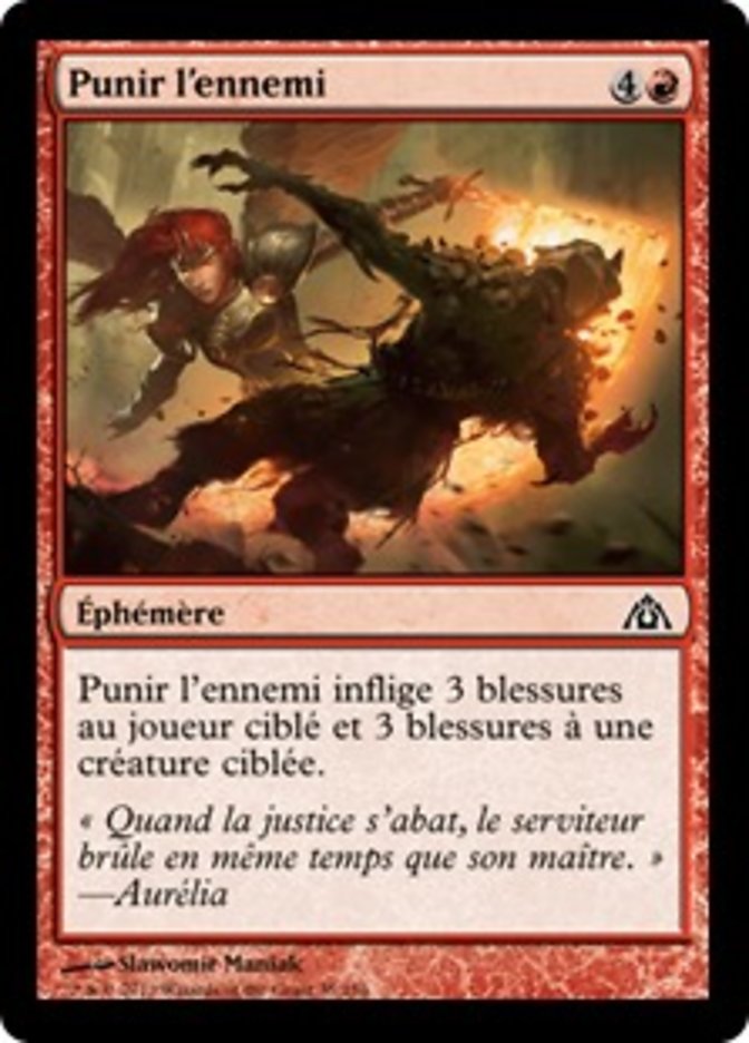 Punir l'ennemi