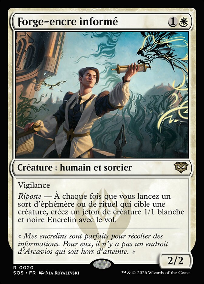 Forge-encre informé