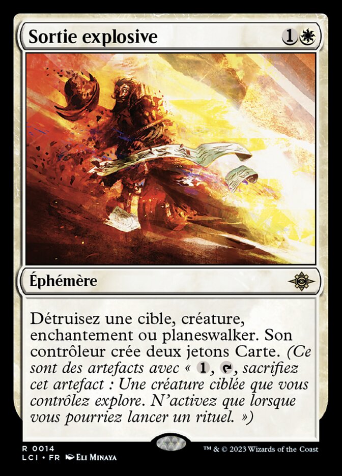 Sortie explosive