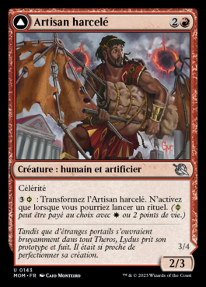 Artisan harcelé