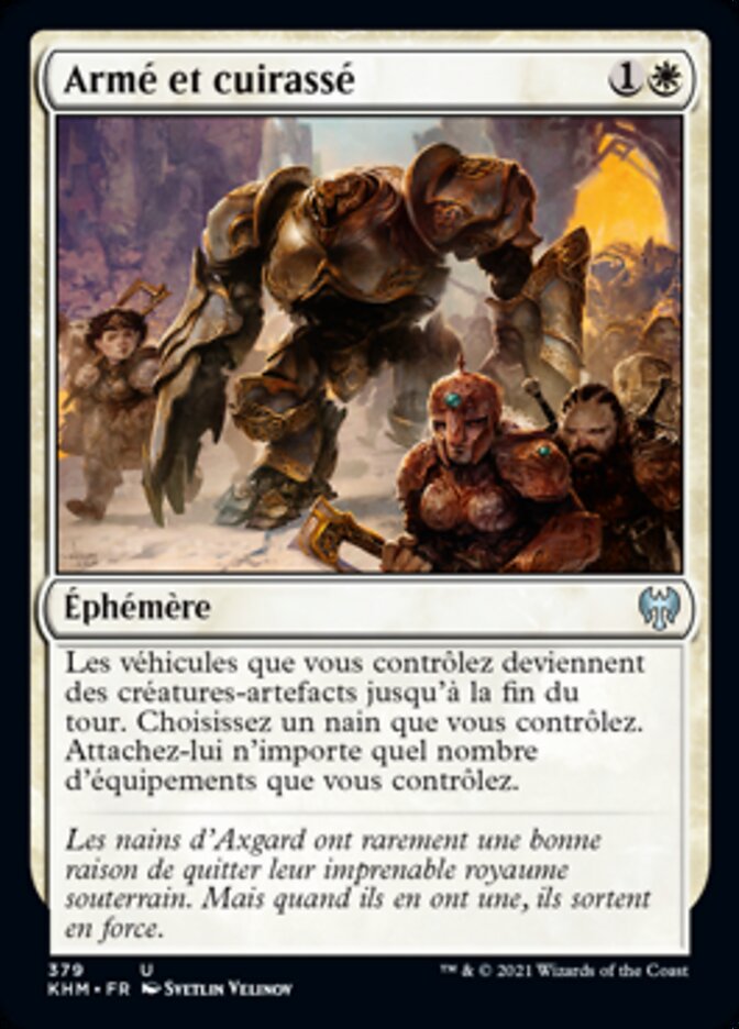 Armé et cuirassé