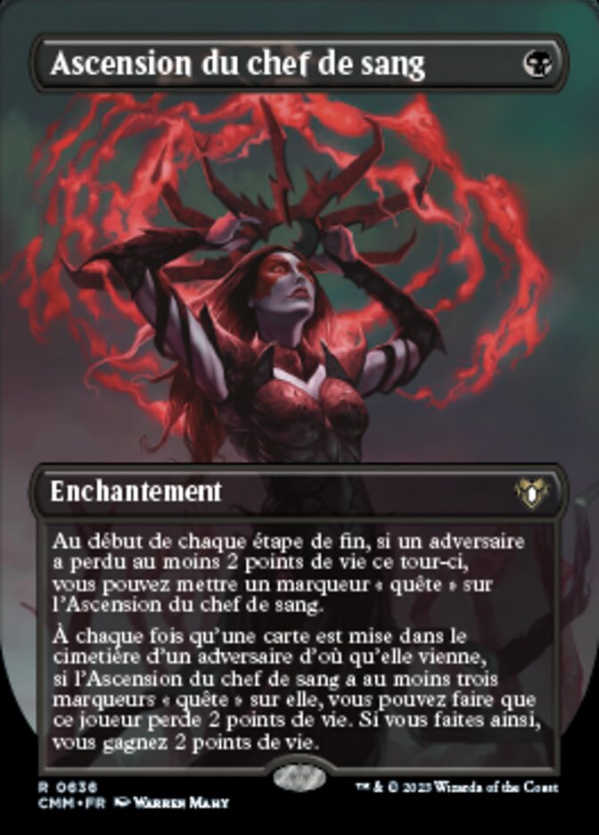 Ascension du chef de sang