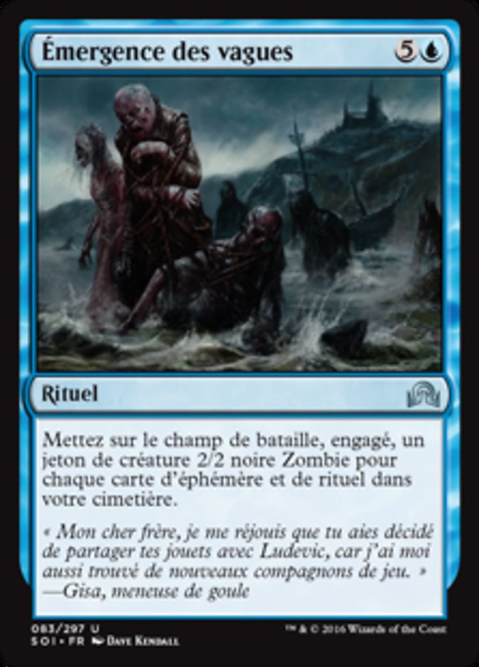 Émergence des vagues