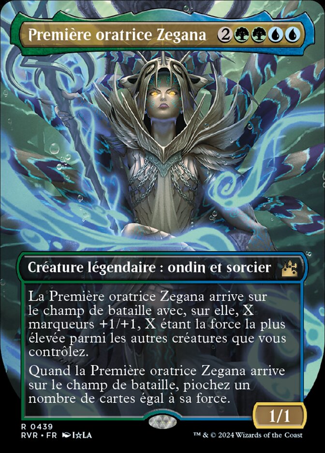 Première oratrice Zegana