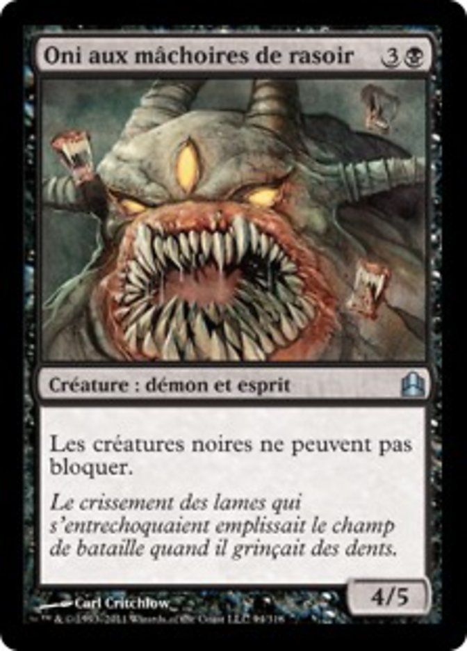 Oni aux mâchoires de rasoir