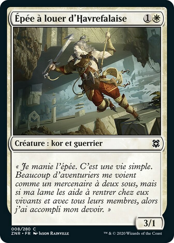 Épée à louer d'Havrefalaise