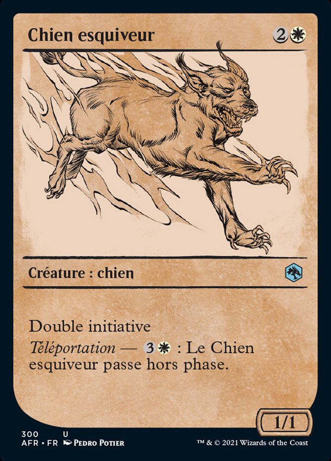 Chien esquiveur