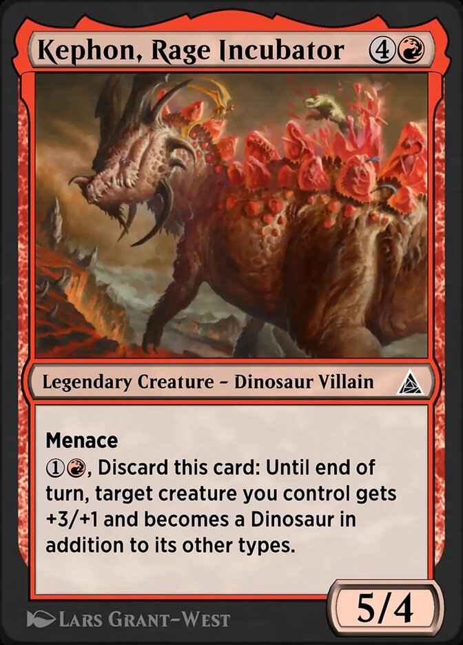 Kephon, Rage Incubator