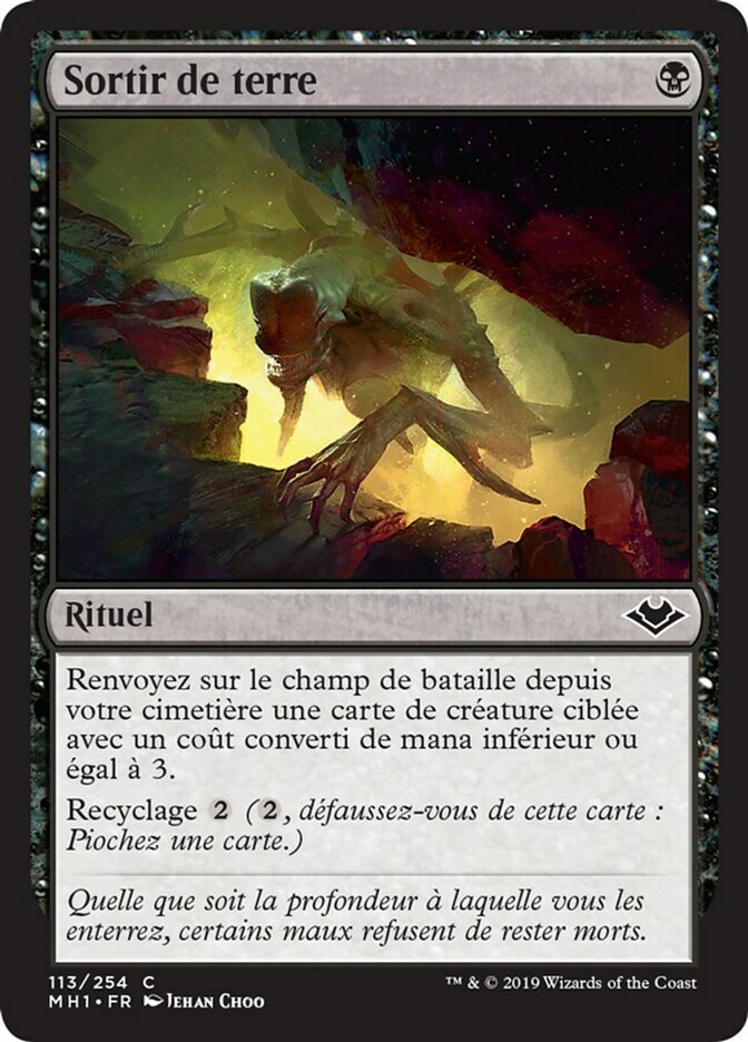Sortir de terre