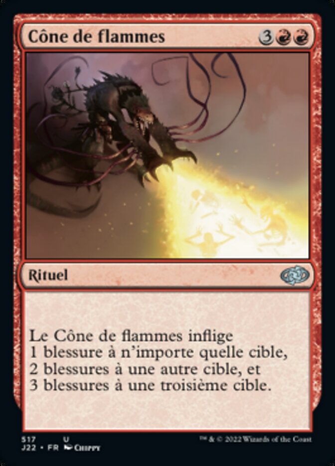 Cône de flammes