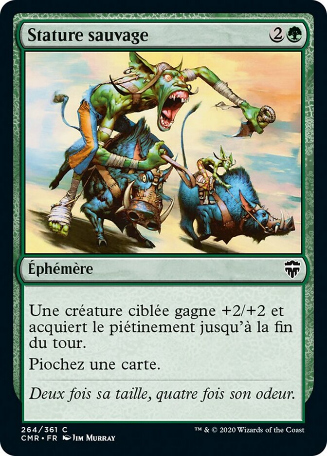Stature sauvage