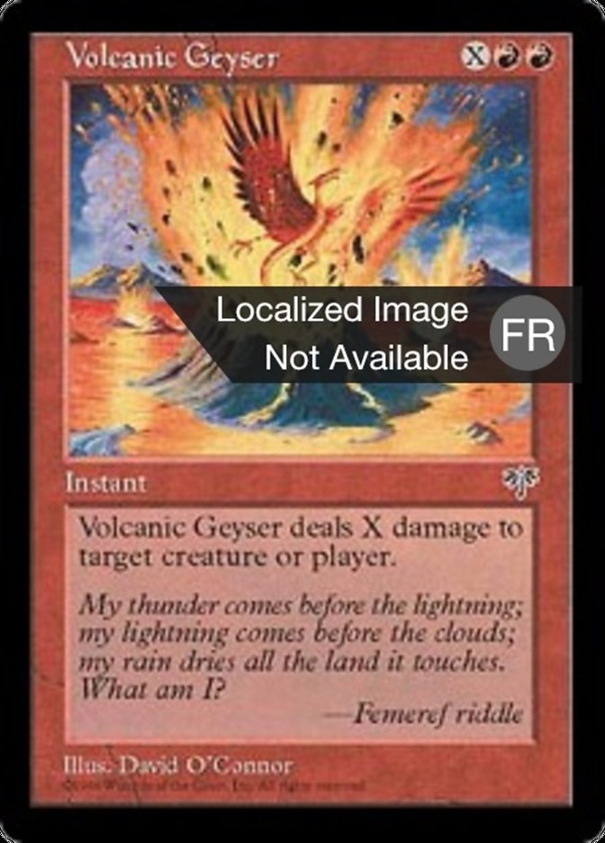 Geyser volcanique