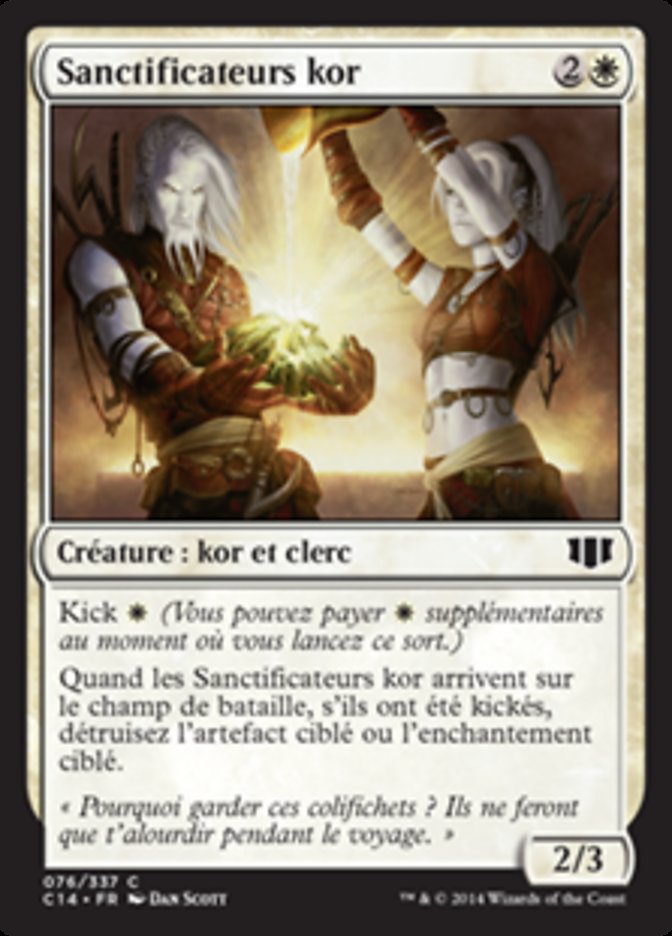 Sanctificateurs kor