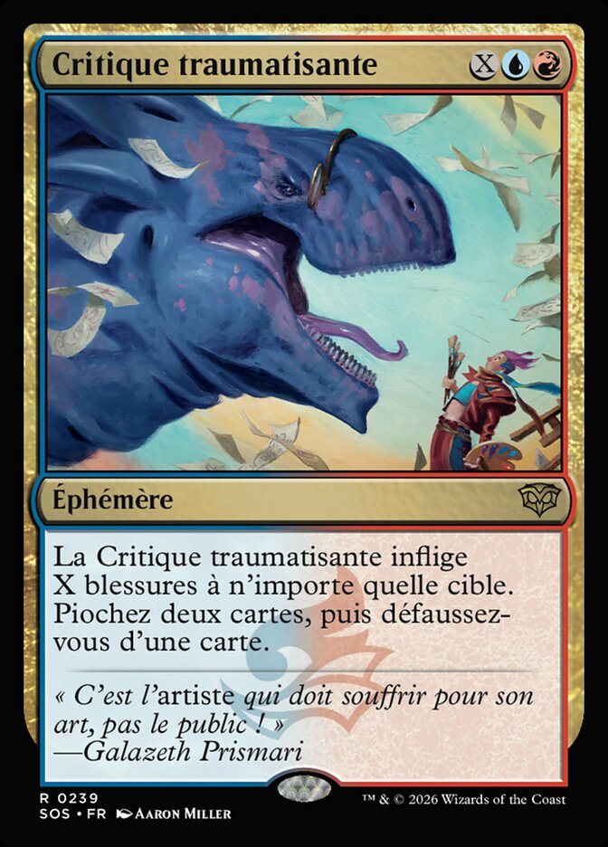 Critique traumatisante