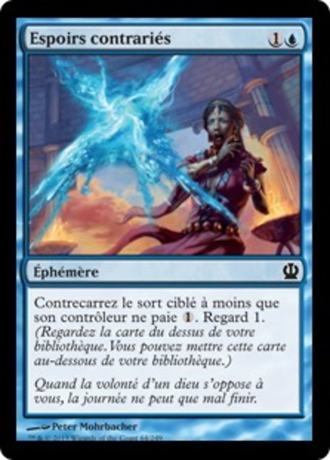 Espoirs contrariés
