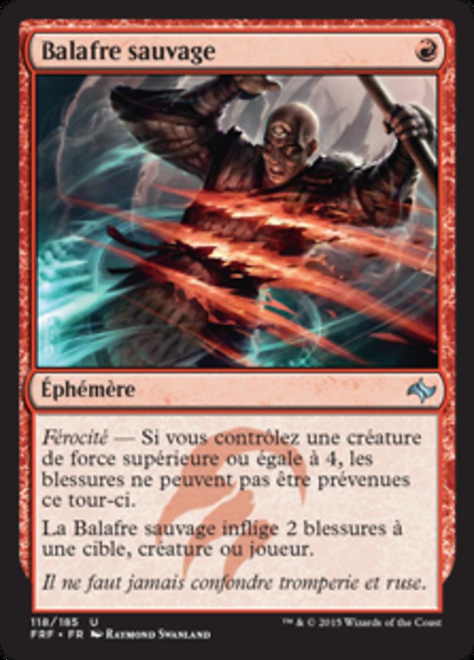 Balafre sauvage