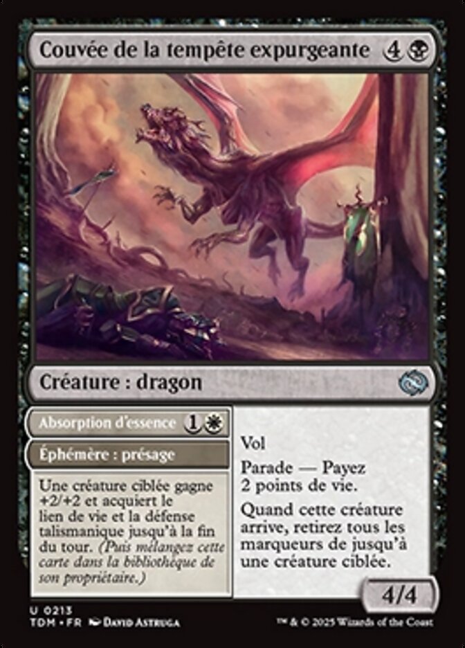 Couvée de la tempête expurgeante