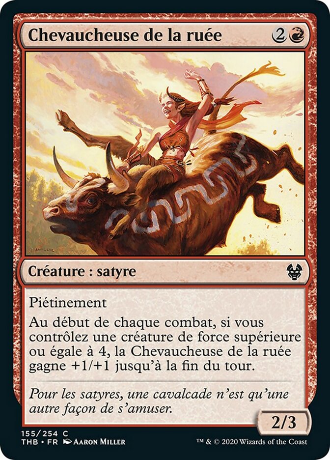 Chevaucheuse de la ruée
