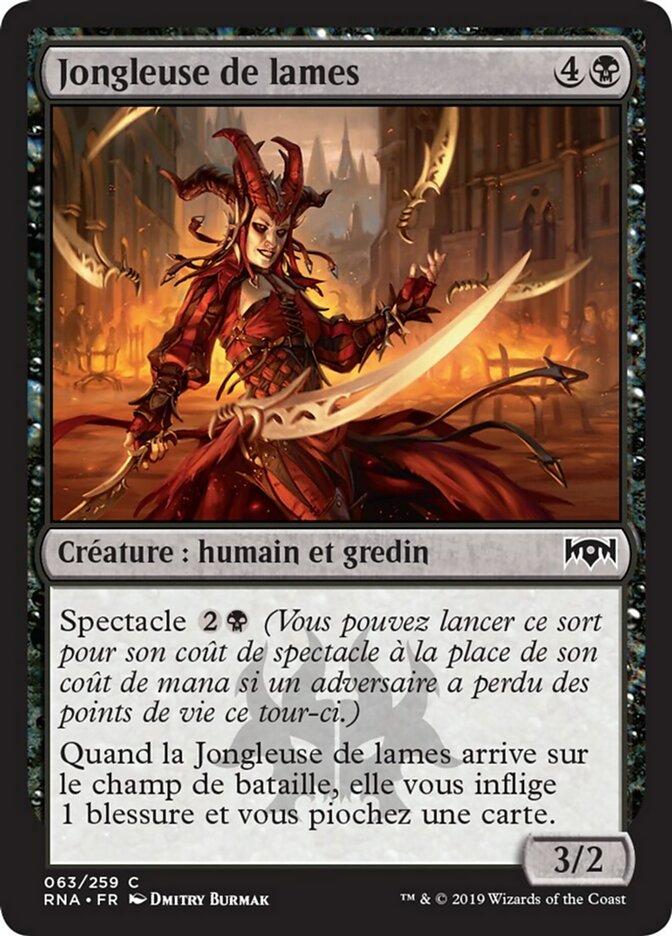 Jongleuse de lames