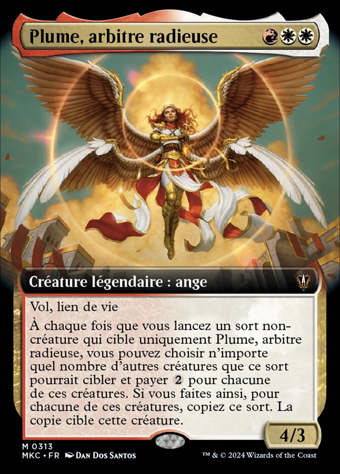 Plume, arbitre radieuse