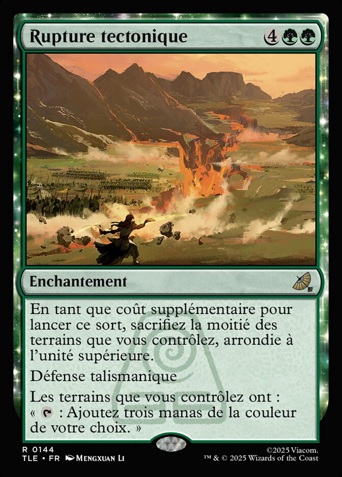 Rupture tectonique