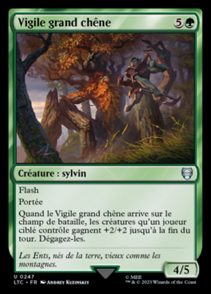Vigile grand chêne