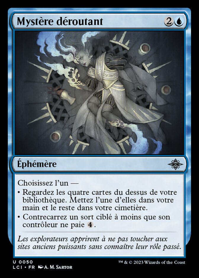 Mystère déroutant