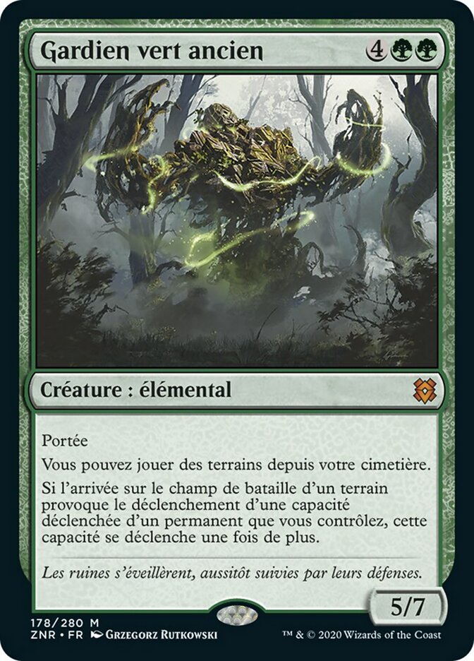 Gardien vert ancien