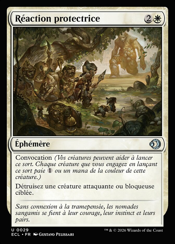 Réaction protectrice