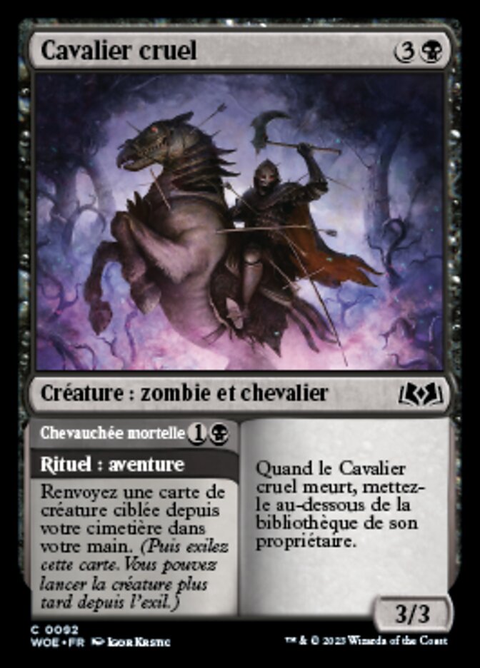 Cavalier cruel