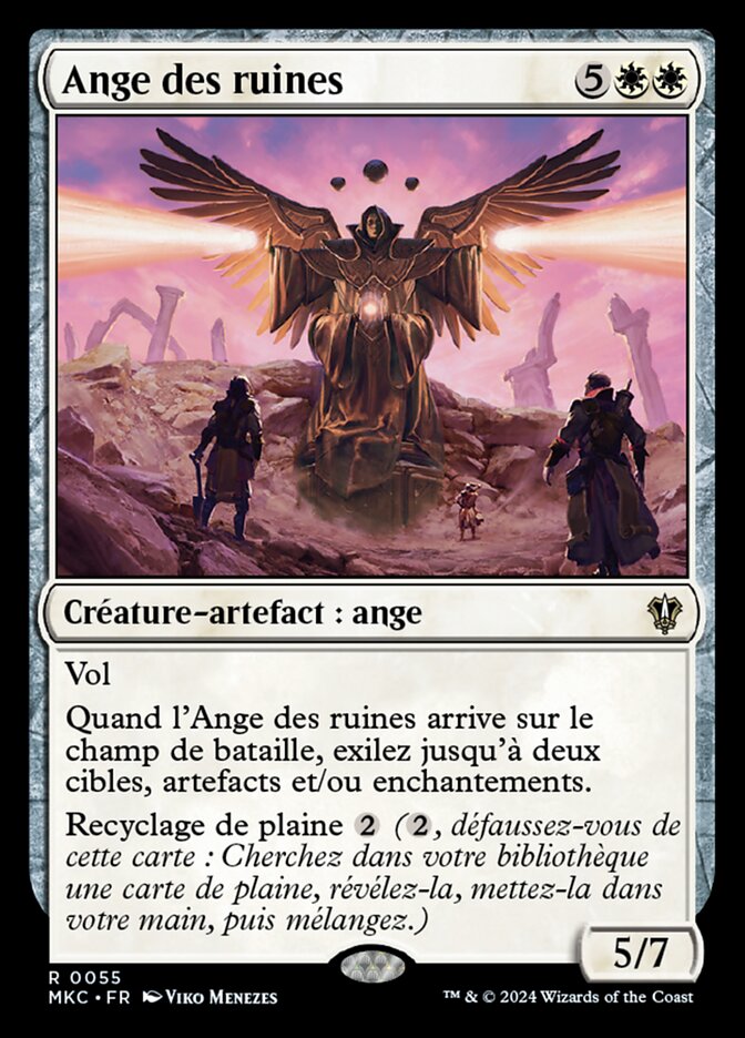 Ange des ruines