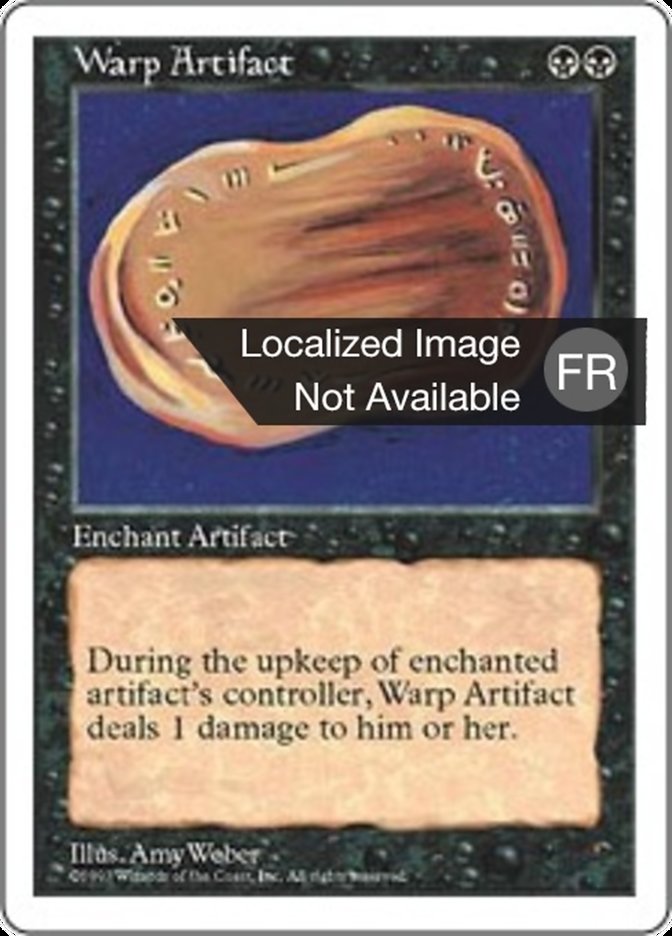 Distorsion d'artefact