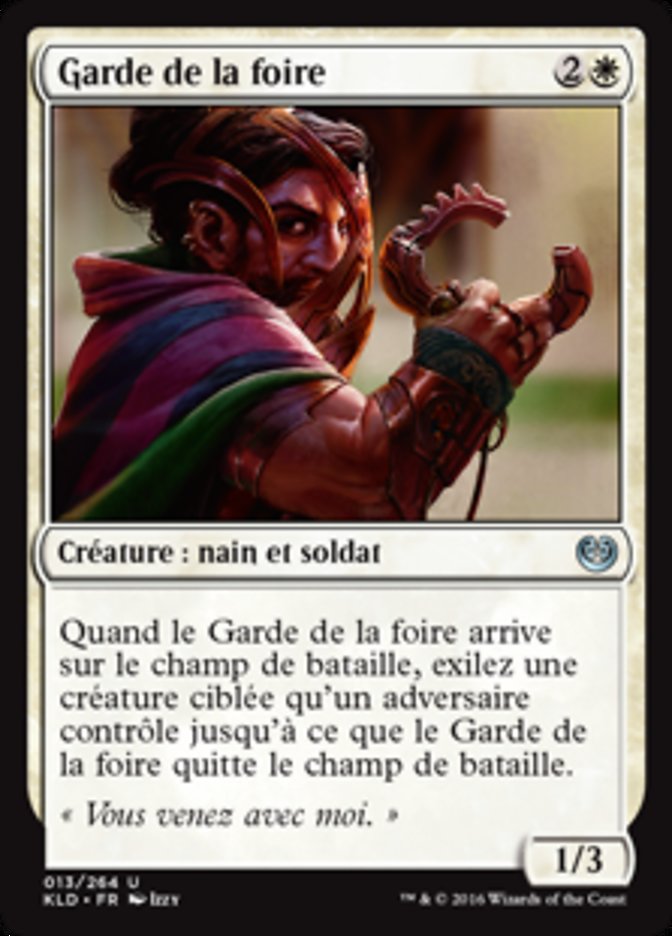 Garde de la foire