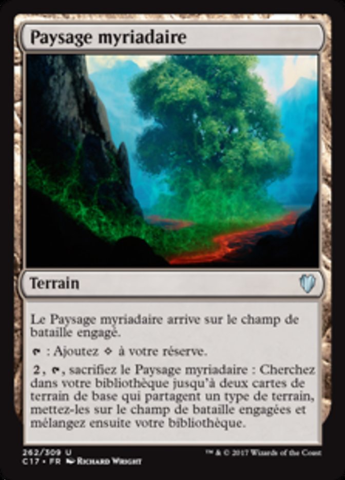 Paysage myriadaire