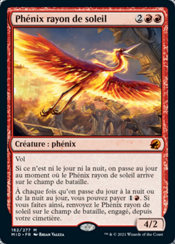 Phénix rayon de soleil