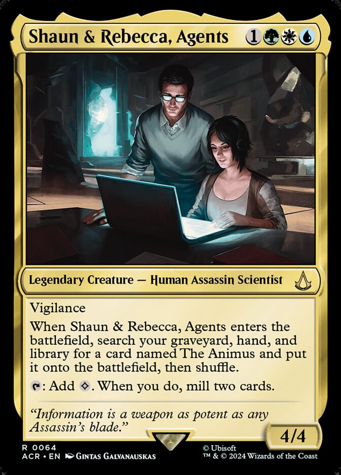 Shaun &amp; Rebecca, Agents